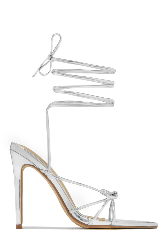 Load image into Gallery viewer, Coquette Silver Heel