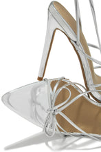 Load image into Gallery viewer, Metallic Silver Heel