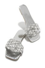 Load image into Gallery viewer, Silver Tone Sandals