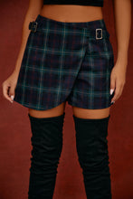 Load image into Gallery viewer, Navy and Green Skort