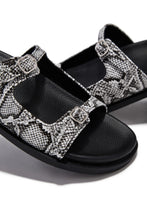 Load image into Gallery viewer, Santorini Beaches Slip On Sandals - Snake