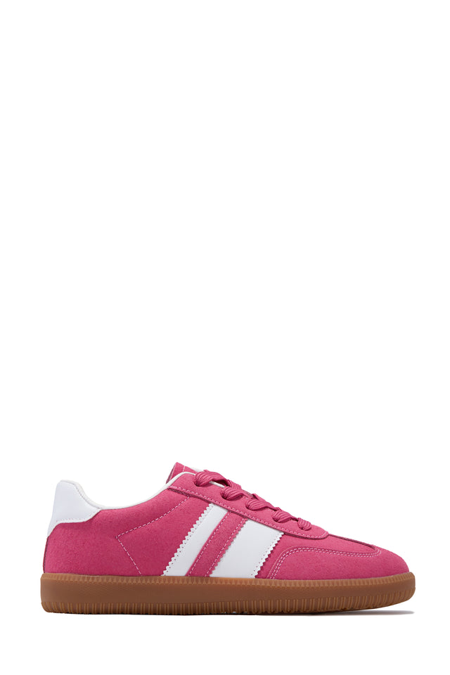 Load image into Gallery viewer, Around Town Lace Up Sneakers - Pink