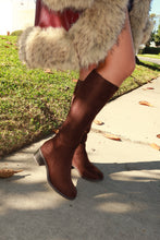 Load image into Gallery viewer, Stephany Knee High Boots - Brown Suede