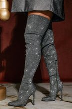 Load image into Gallery viewer, Glitter OTK Boots