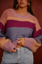 Load image into Gallery viewer, Striped Knit Top