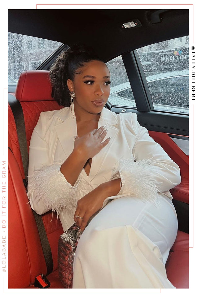 Load image into Gallery viewer, White Blazer Set