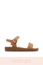 Load image into Gallery viewer, Tan Toddler Girl Summer Sandals