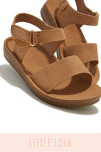 Load image into Gallery viewer, Tan Girls Summer Sandals