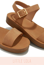 Load image into Gallery viewer, Tan Little Girl Sandals