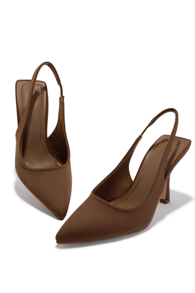 Load image into Gallery viewer, Cari Slingback Pumps - Tan