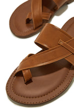 Load image into Gallery viewer, Endless Summer Flat Slip On Sandals - Tan