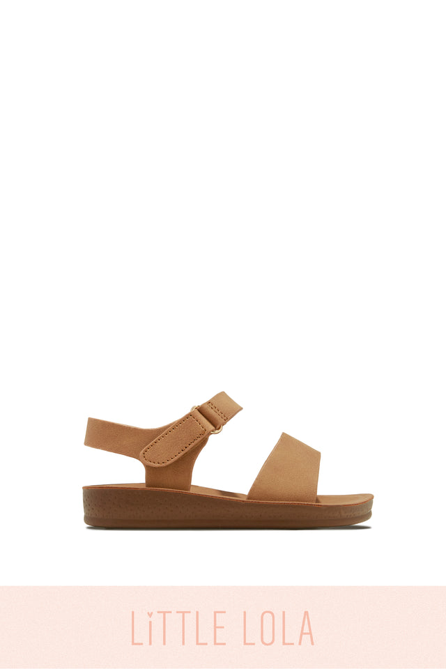 Load image into Gallery viewer, Tan Little Girl Summer Sandals