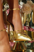 Load image into Gallery viewer, Tanalee Embellished High Heel Pumps - Gold