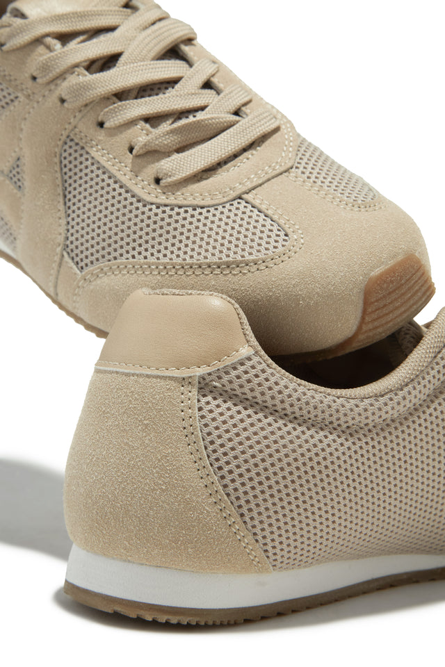 Load image into Gallery viewer, Downtown Stroll Lace Up Sneakers - Taupe