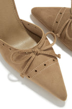 Load image into Gallery viewer, Coraima Mule Heel Pumps - Nude