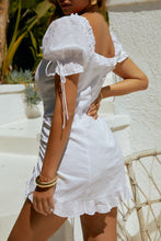 Load image into Gallery viewer, White Spring Mini Dress