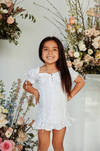 Load image into Gallery viewer, Short Sleeve White Dress