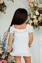 Load image into Gallery viewer, Short Sleeve White Dress