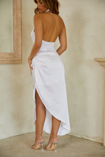 Load image into Gallery viewer, White Satin Dress