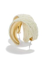 Load image into Gallery viewer, Ivory Straw Earrings