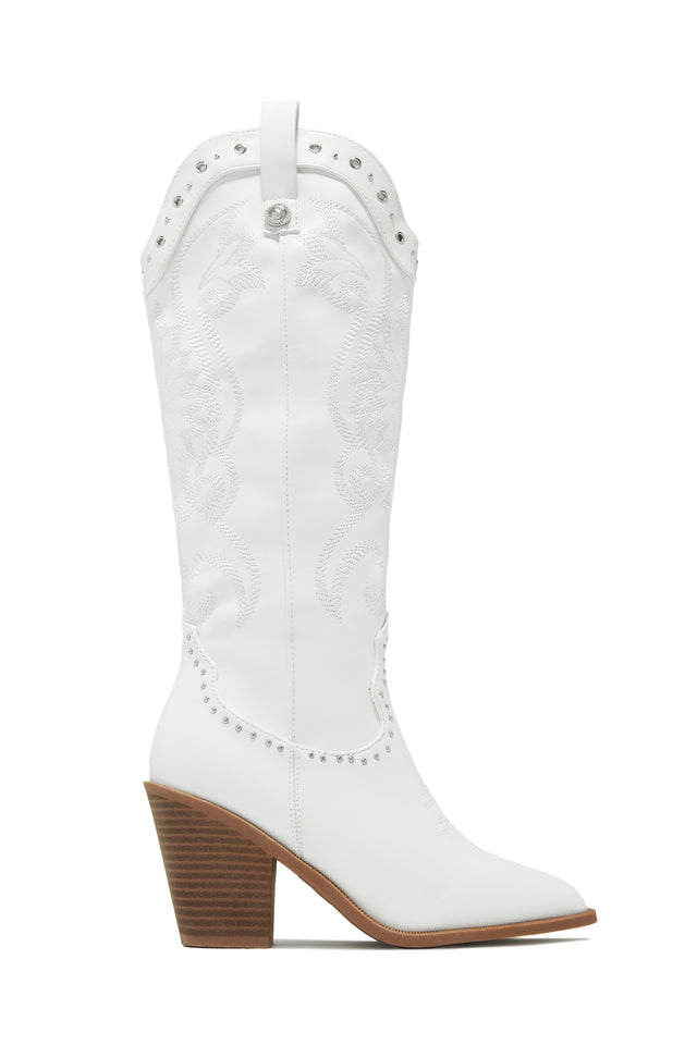 Load image into Gallery viewer, Festival Season Cowgirl Boots - White