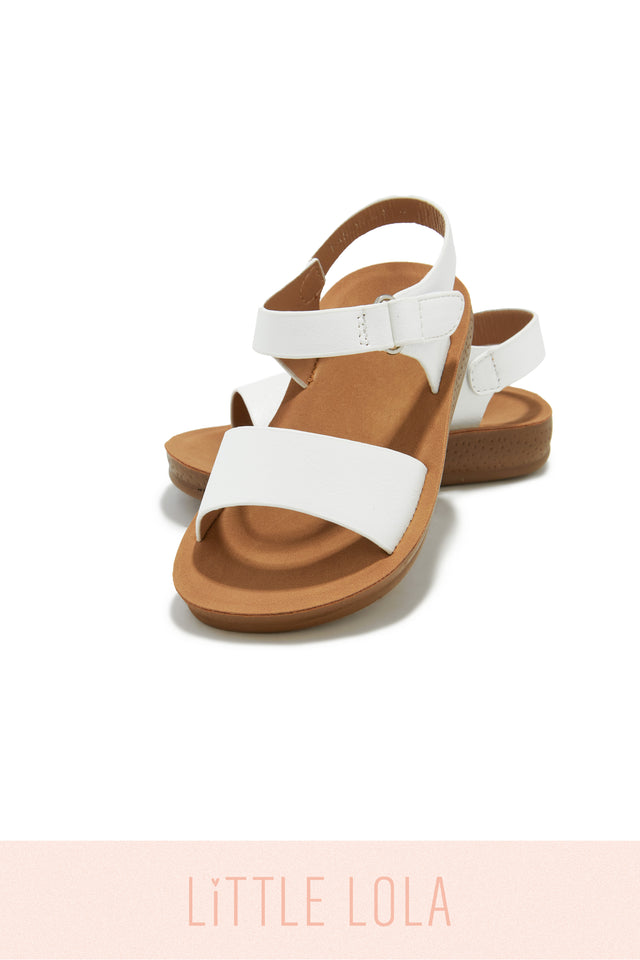 Load image into Gallery viewer, White Girls Summer Sandals