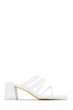 Load image into Gallery viewer, Hannah Block Mid Heel Mules - Nude