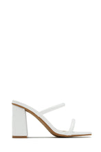 Load image into Gallery viewer, Jenna Block Heel Mules - Black