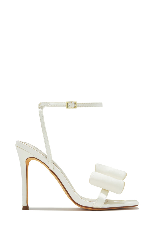 Load image into Gallery viewer, Pretty Nights Bow High Heels - Ivory