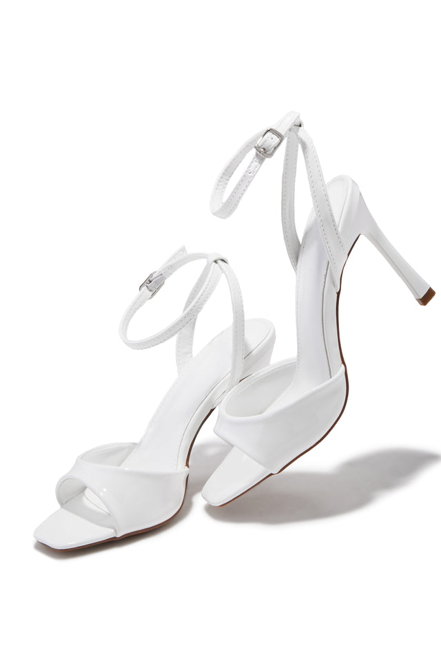 Load image into Gallery viewer, Rubianna Mary Jane Ankle Strap Heels - White