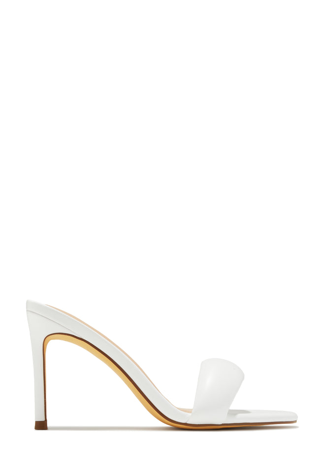 Load image into Gallery viewer, Alisha Mid Heel Mules - White