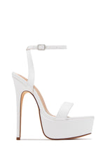 Load image into Gallery viewer, Your Temptation Platform High Heels - White