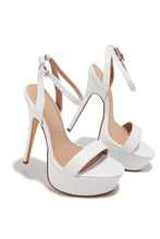 Load image into Gallery viewer, Your Temptation Platform High Heels - White