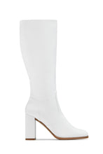 Load image into Gallery viewer, Paula Block Heel Boots - White