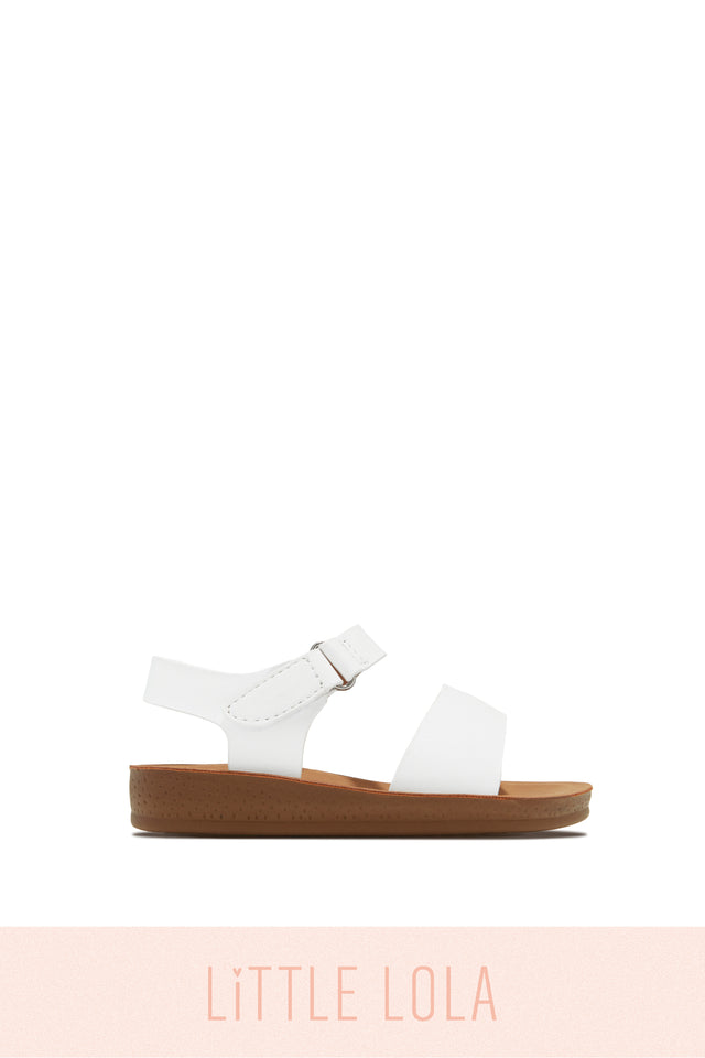 Load image into Gallery viewer, White Little Girl Summer Sandals