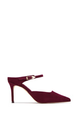 Load image into Gallery viewer, Kaley Mule Heel Pumps - Wine
