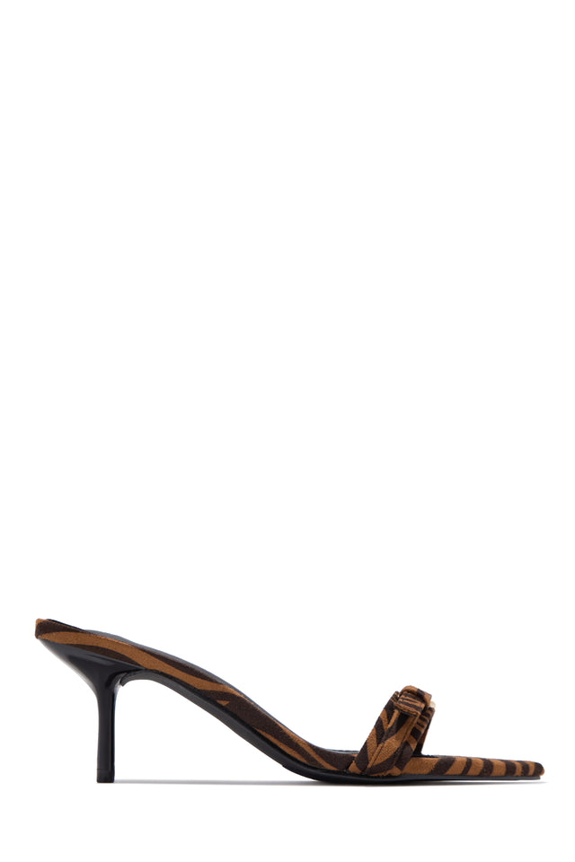 Load image into Gallery viewer, Karyn Mid Heel Mules - Tiger