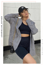 Load image into Gallery viewer, Oversized Plaid Blazer