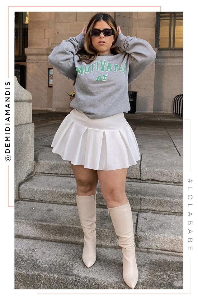 Load image into Gallery viewer, Fine Time Block Heel Knee High Boots - Ivory