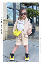 Load image into Gallery viewer, Mini Cozy Feels Kids Crewneck Sweater - Nude