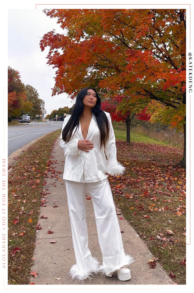 Load image into Gallery viewer, White Blazer and Pant Set