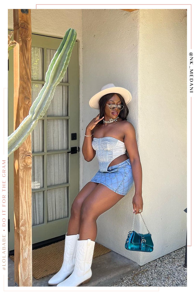 Load image into Gallery viewer, Sheyna Denim Skirt - Denim