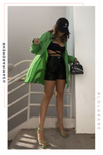 Load image into Gallery viewer, green single sole heel
