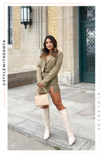 Load image into Gallery viewer, Fine Time Block Heel Knee High Boots - Ivory