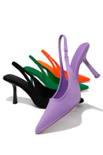 Load image into Gallery viewer, All Colors Available In Slingback Closed Toe Pumps