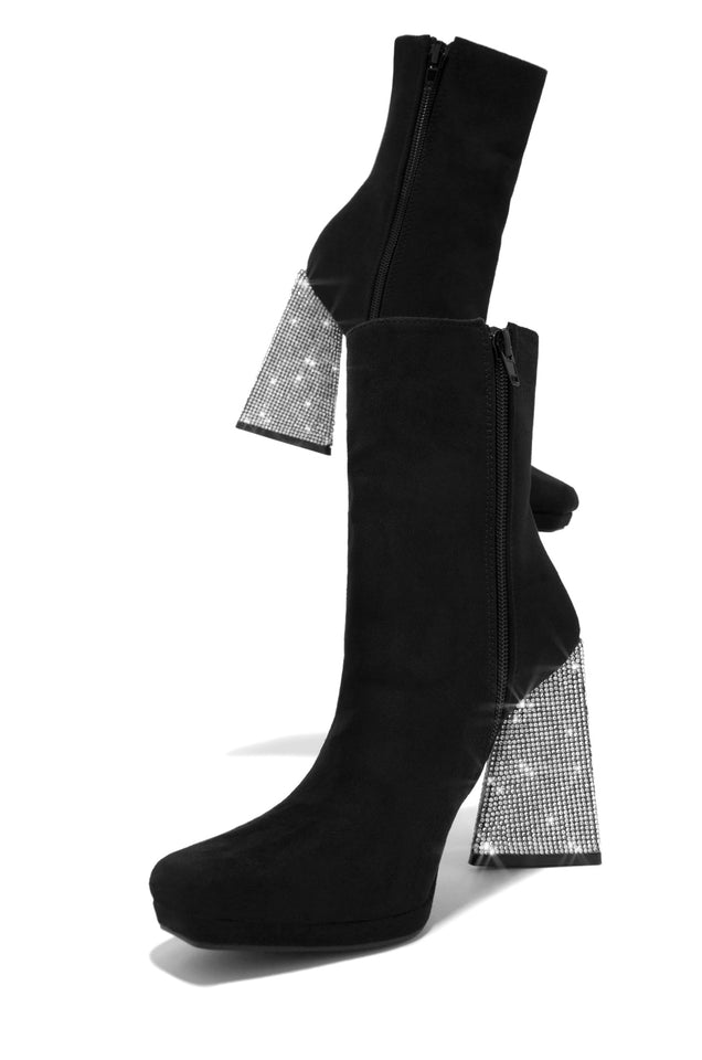 Load image into Gallery viewer, Black Embellished Boots