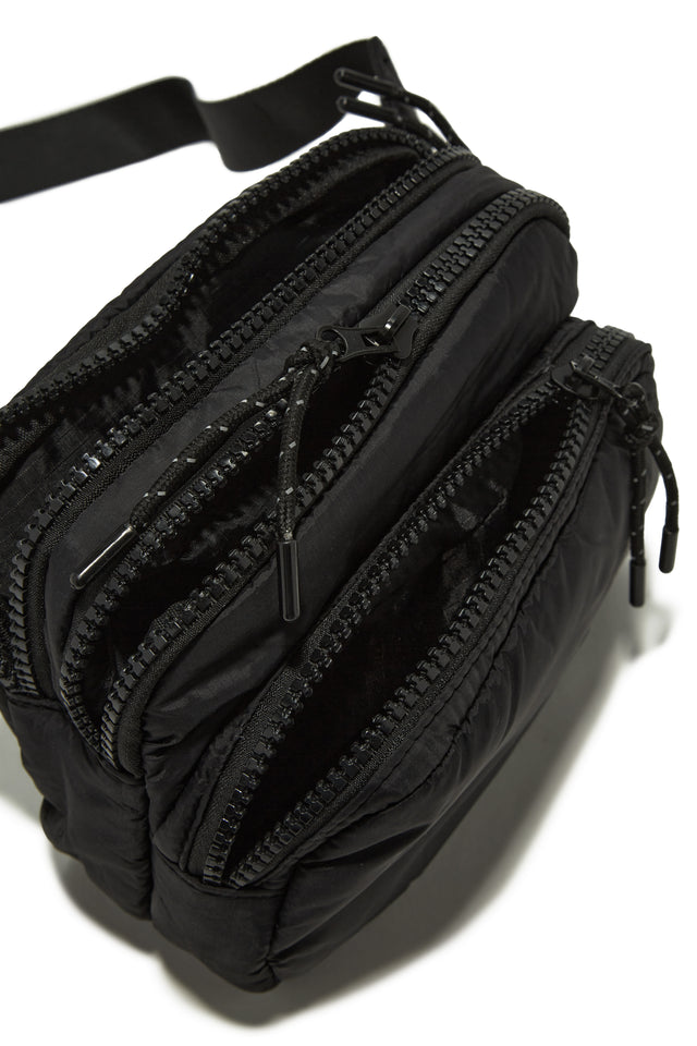 Load image into Gallery viewer, Daily Moves Nylon Fanny Pack - Black
