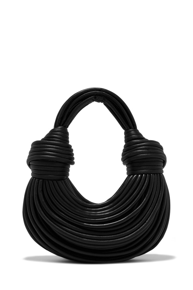 Load image into Gallery viewer, Black Spaghetti Handbag