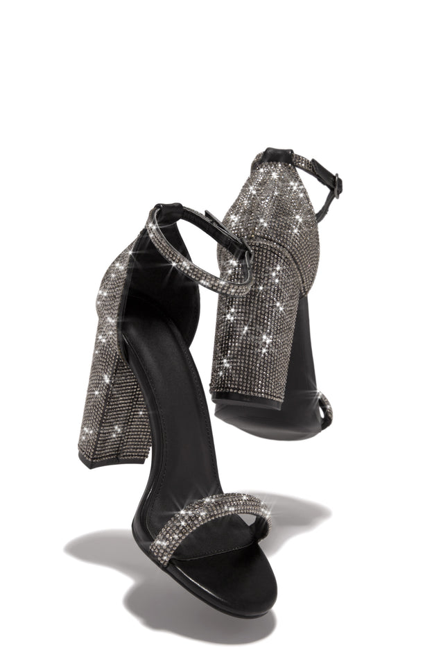 Load image into Gallery viewer, Black Block Heel