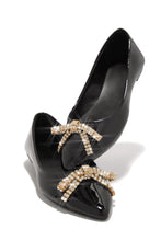 Load image into Gallery viewer, Black Patent Ballet Flat